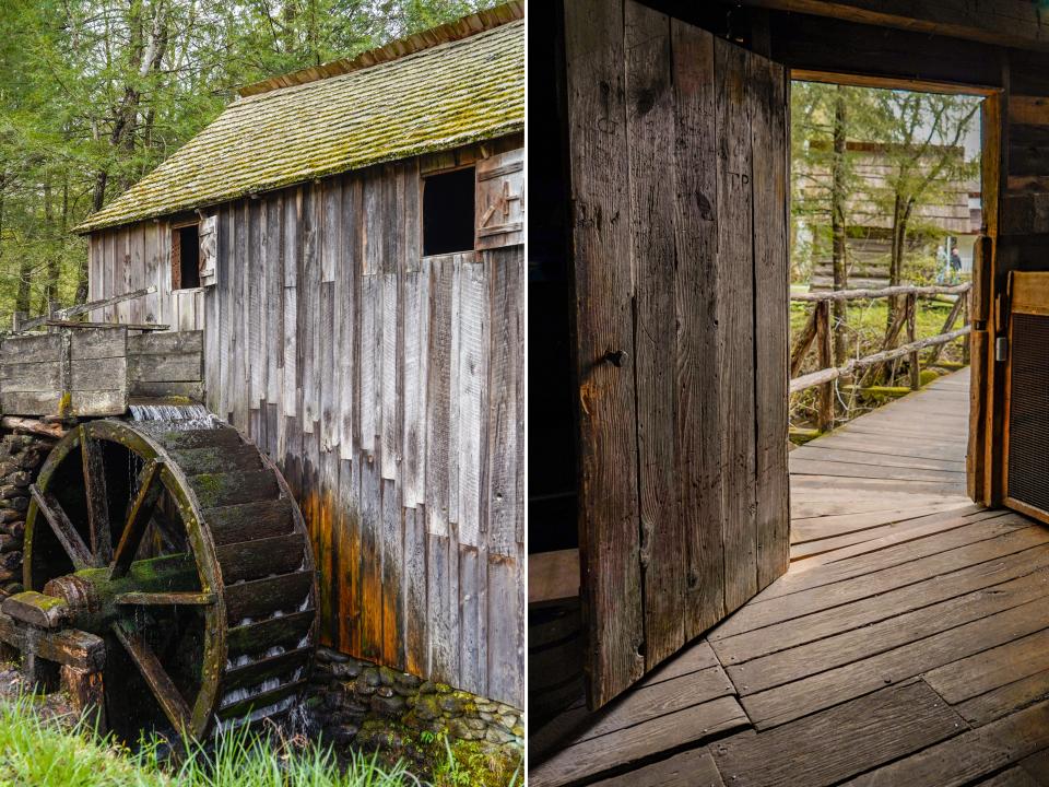 The Cable Mill in the Great Smoky Mountains.