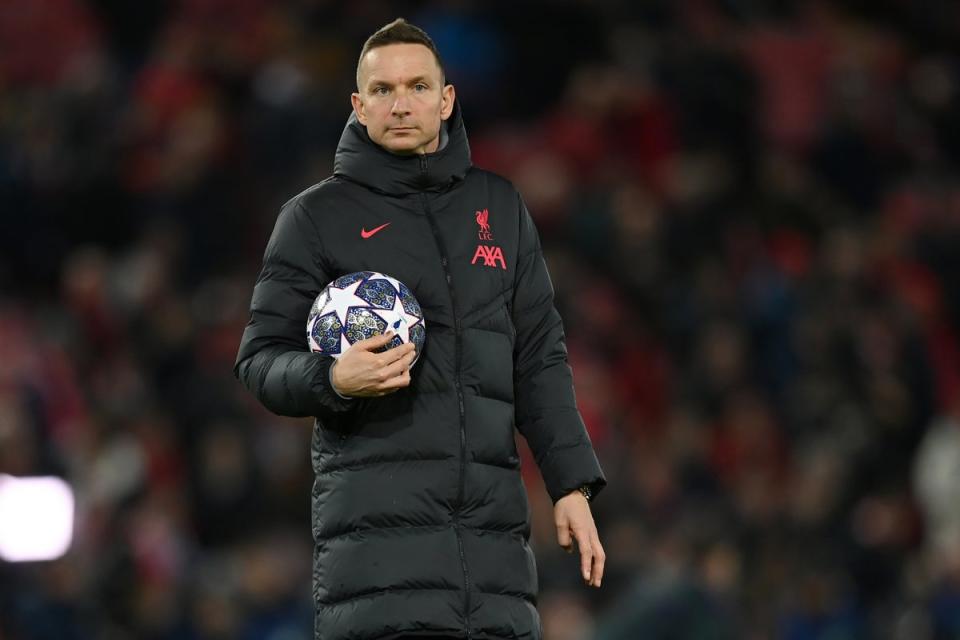 Pep Lijnders will move to Salzburg when he leaves Liverpool this summer  (Getty Images)