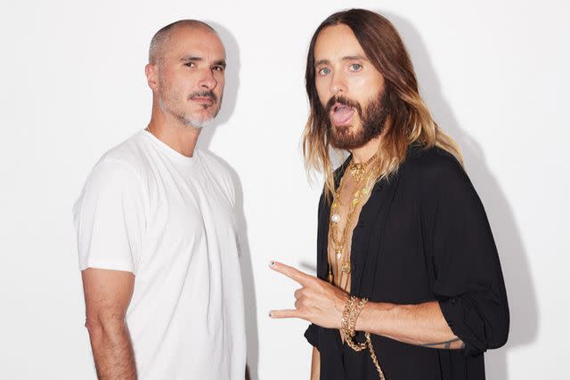 <p>Courtesy of Apple Music</p> Zane Lowe and Jared Leto