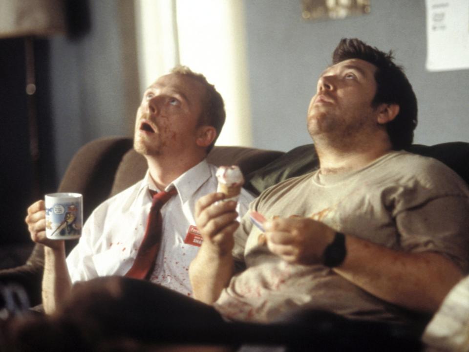 Pegg and Frost in ‘Shaun of the Dead’Rex