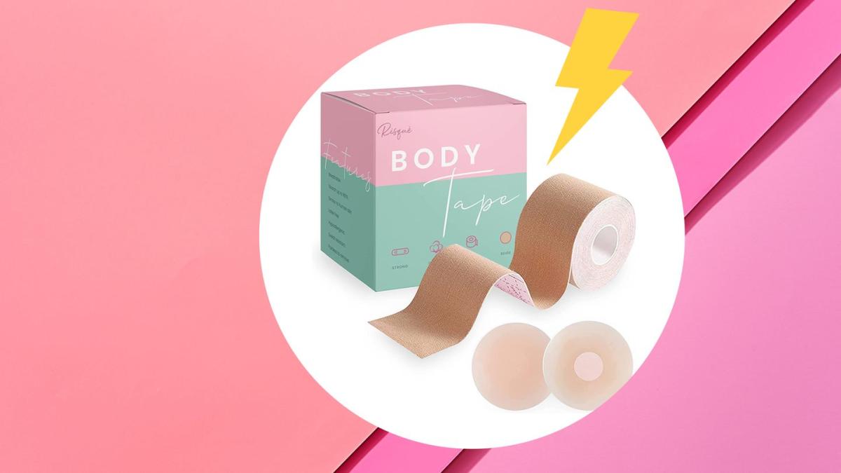 I tried different boob tapes to see which was best for party season & an   brand stole the show