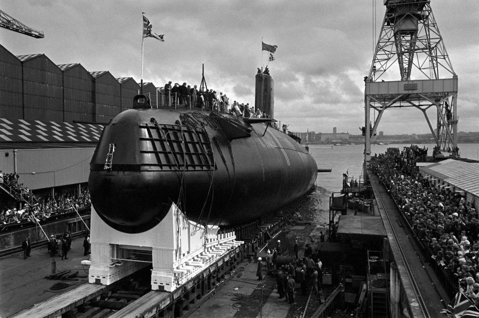 Royal Navy submarine HMS Conqueror