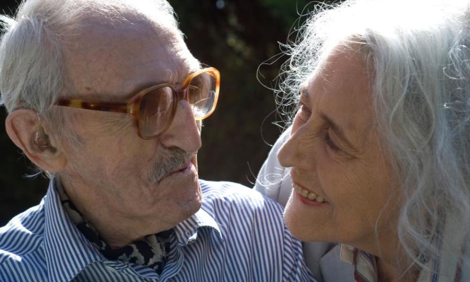 With her husband Thurston Hopkins