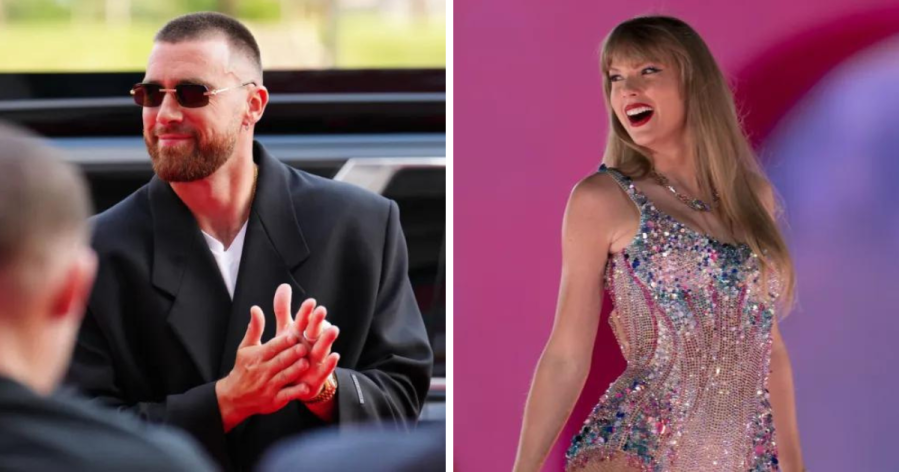 Travis Kelce had previously said he failed to give Taylor Swift his phone number during her Kansas City stop on “The Eras Tour.” (Getty Images/ AP Photo)