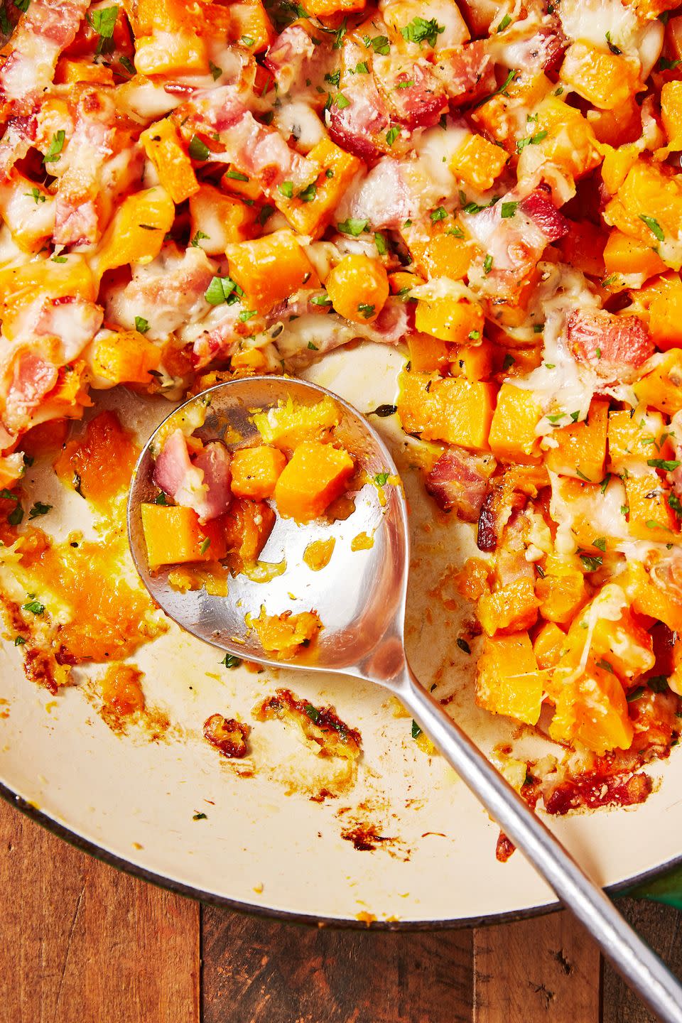 Cheesy Bacon Butternut Squash