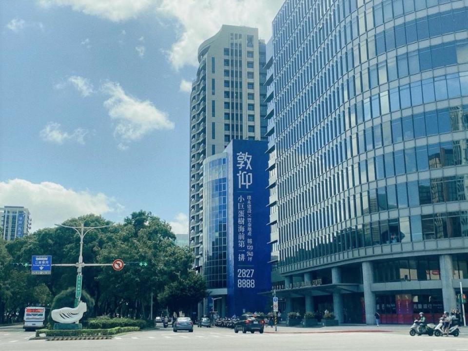 ▲台北市今年預售案最高價之建案為「璞永敦仰」，前身為「蘇黎世產險大樓」。