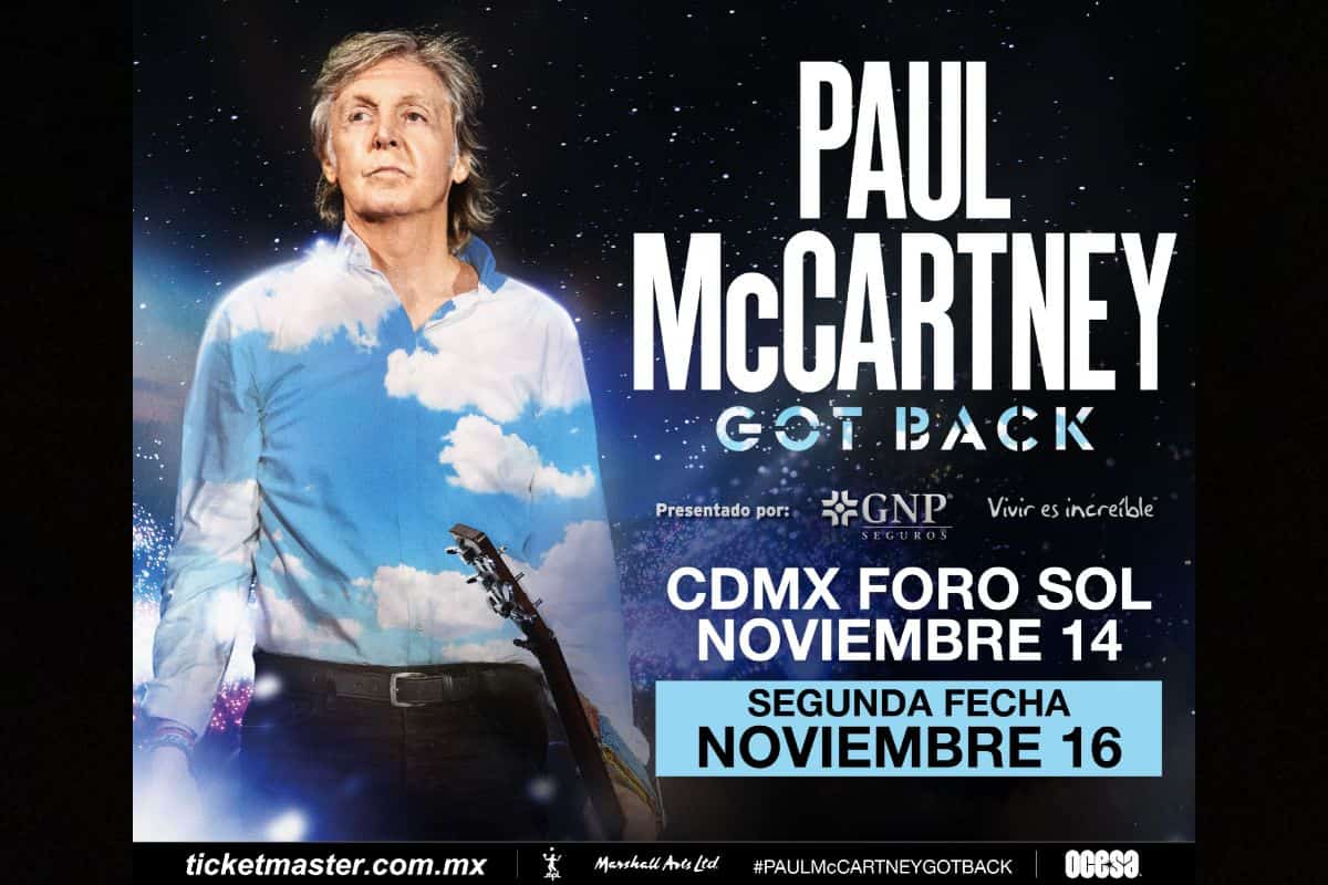 Paul McCartney tendrá dos fechas en el Foro Sol. (Vía El Universal)