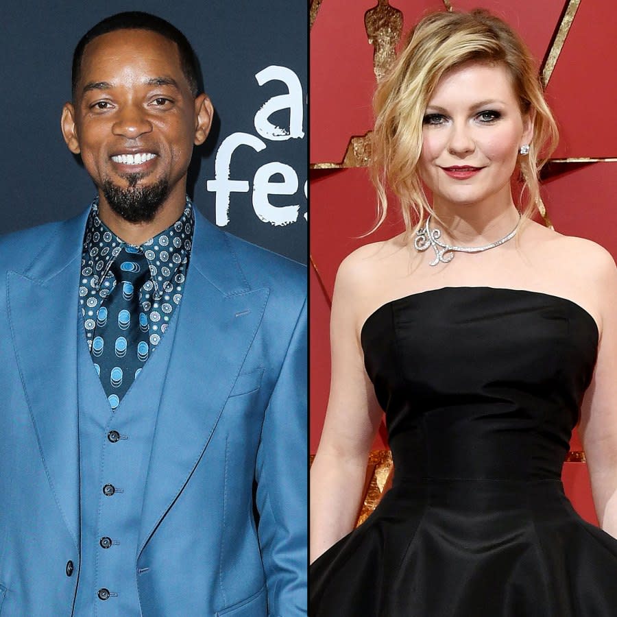 Will Smith Kirsten Dunst Oscars 2022 Nominations