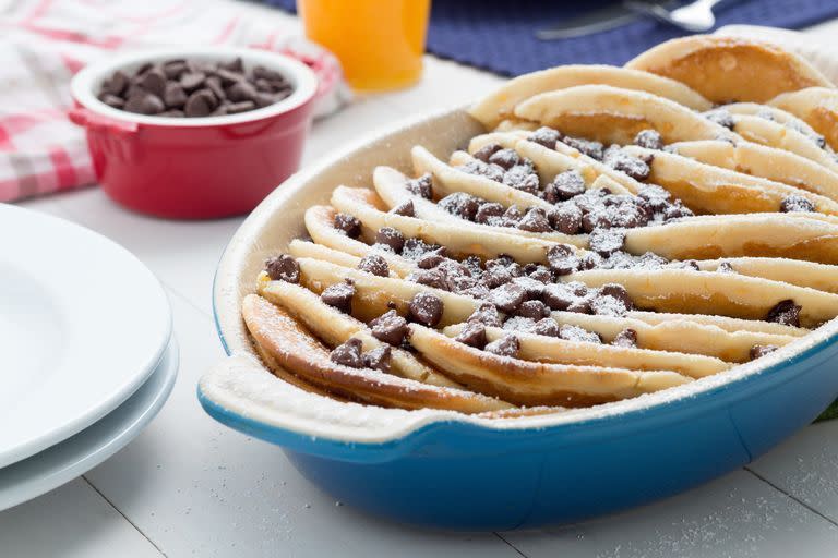 chocolate chip pancake bake