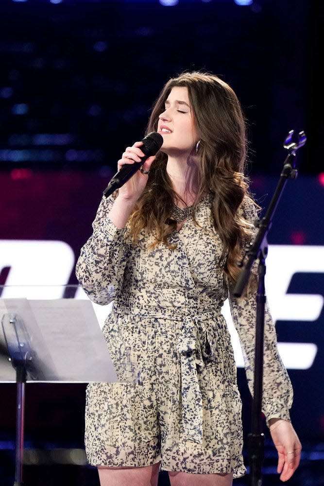 Grace West, who hails from Canton, performs on "The Voice."