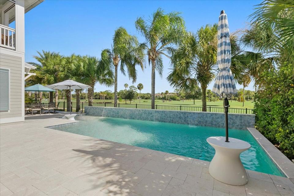 Sold for $2.3 million on Dec. 14, this pool home at 1781 Atlantic Beach Drive offered up a sparkling pool and Atlantic Beach Country Club golf course views. Built in 2017 by Riverside Homes, it featured 10-foot ceilings and eight-foot doors, with tongue-and-groove ceilings, built-in cabinetry and custom closets.