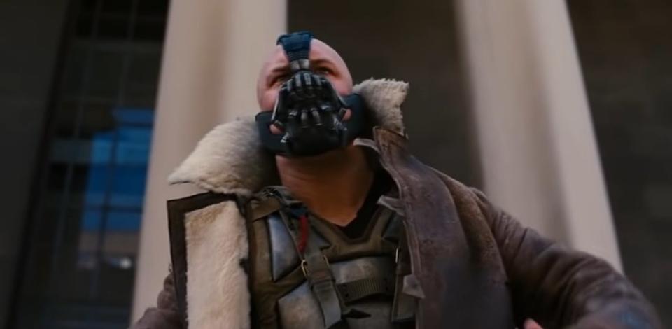 Bane in "The Dark Knight Rises"