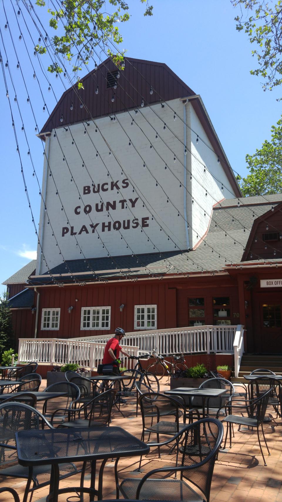 Today's Bucks County Playhouse was once the New Hope Grist Mill that gave its name to the town favored by tourists.