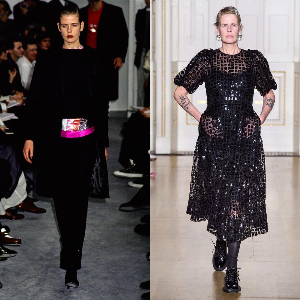 Helmut Lang Fall 1994; Simone Rocha Fall 2019