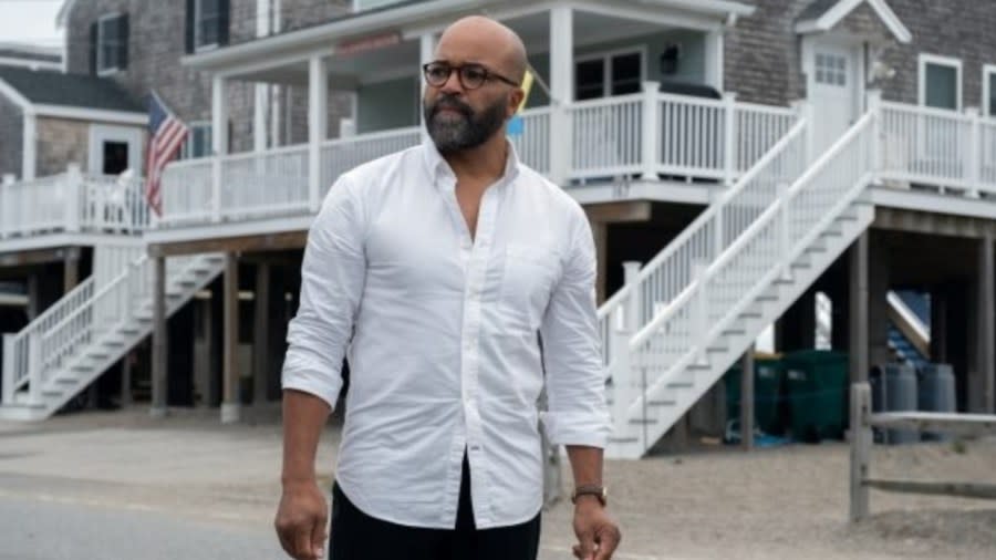 Jeffrey Wright (above) stars as Thelonious “Monk” Ellison in writer/director Cord Jefferson’s “American Fiction,” an Orion Pictures release. (Photo: Claire Folger © 2023 Orion Releasing LLC)