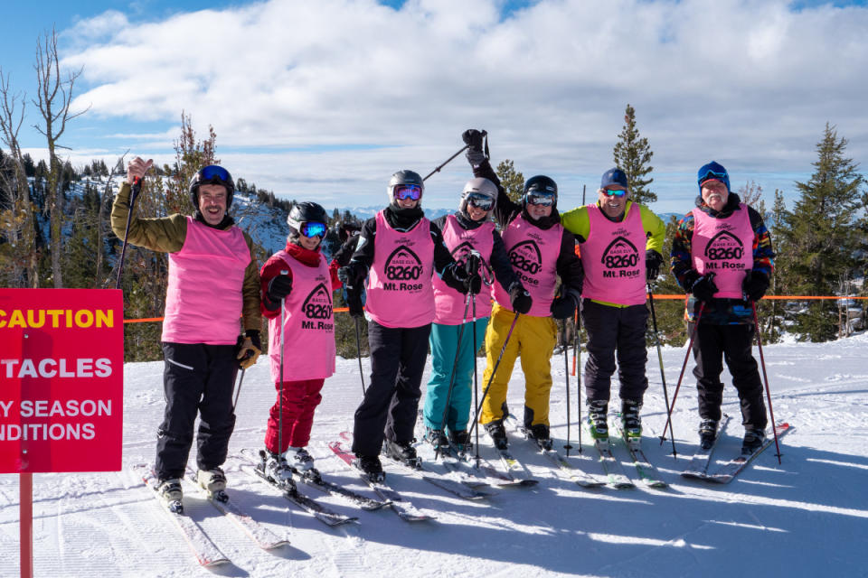 No complaining here. These folks were stoked to be on snow.<p>Mt. Rose Ski Tahoe</p>