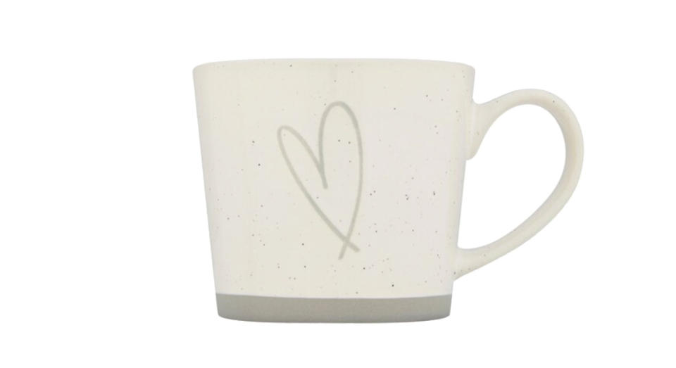 Hinch Heart Mug White