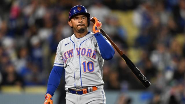 New York Mets Infielder Eduardo Escobar (10) during an MLB game