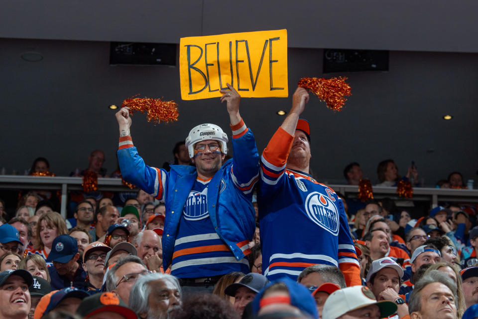 The Oilers will have a chance to extend the Stanley Cup Final again on Tuesday night in Sunrise, Florida.  (Photo by Andy Devlin/NHLI via Getty Images)