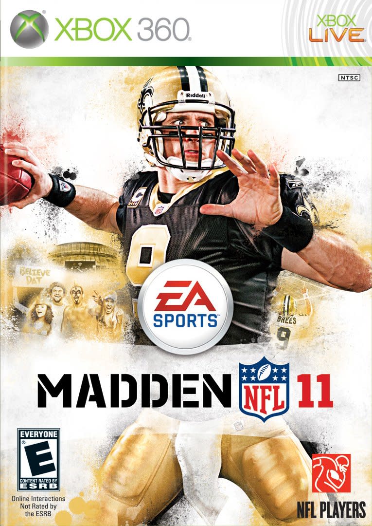Madden 11 cover (via EA Sports/Microsoft)