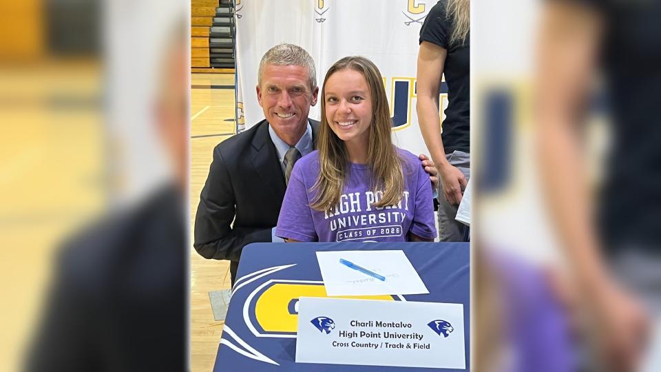 Coach Kirk Walsh emailed the cross country coach at High Point University, a program Charli Montalvo hoped to join, and advocated for her to join the team.