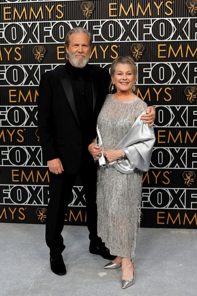 jeff bridges and susan geston at 75th primetime emmy awards