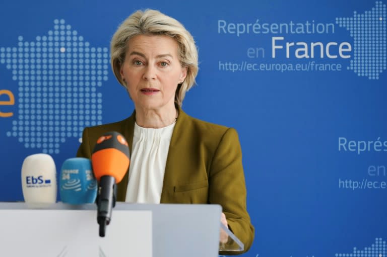 EU-Kommissionspräsidentin Ursula von der Leyen hat China angesichts "wettbewerbsverzerrender Praktiken" mit "harten Entscheidungen" gedroht. (Dimitar DILKOFF)