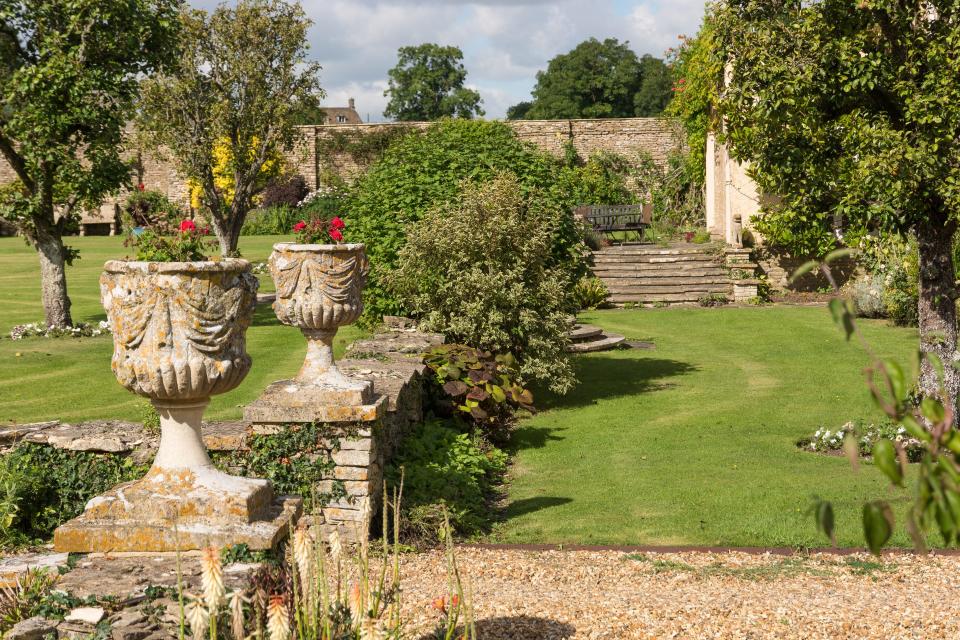 Luckington Court's rose garden