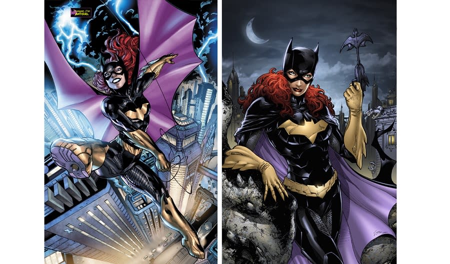 After decades as Oracle in the comics, Barbara Gordon returns to the role of Batgirl in this costume in 2011.