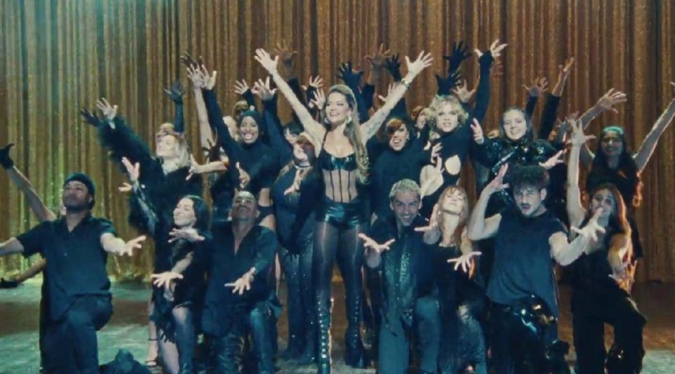 Fans watch as Ora transforms into a fully fledged popstar in the video (Instagram/Rita Ora)