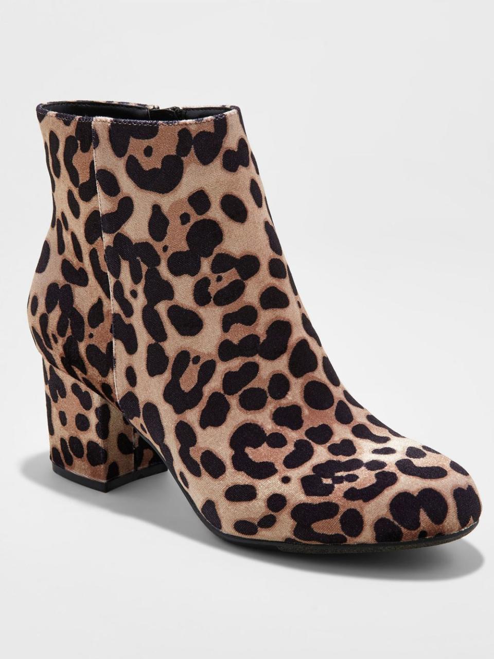 Fresh Ways to Wear Leopard Print This Fall: Ankle Boots