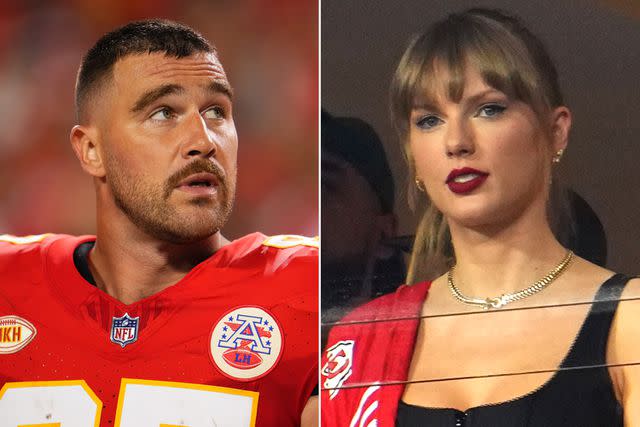 Travis Kelce defends pants fans compared to Taylor Swift's curtains