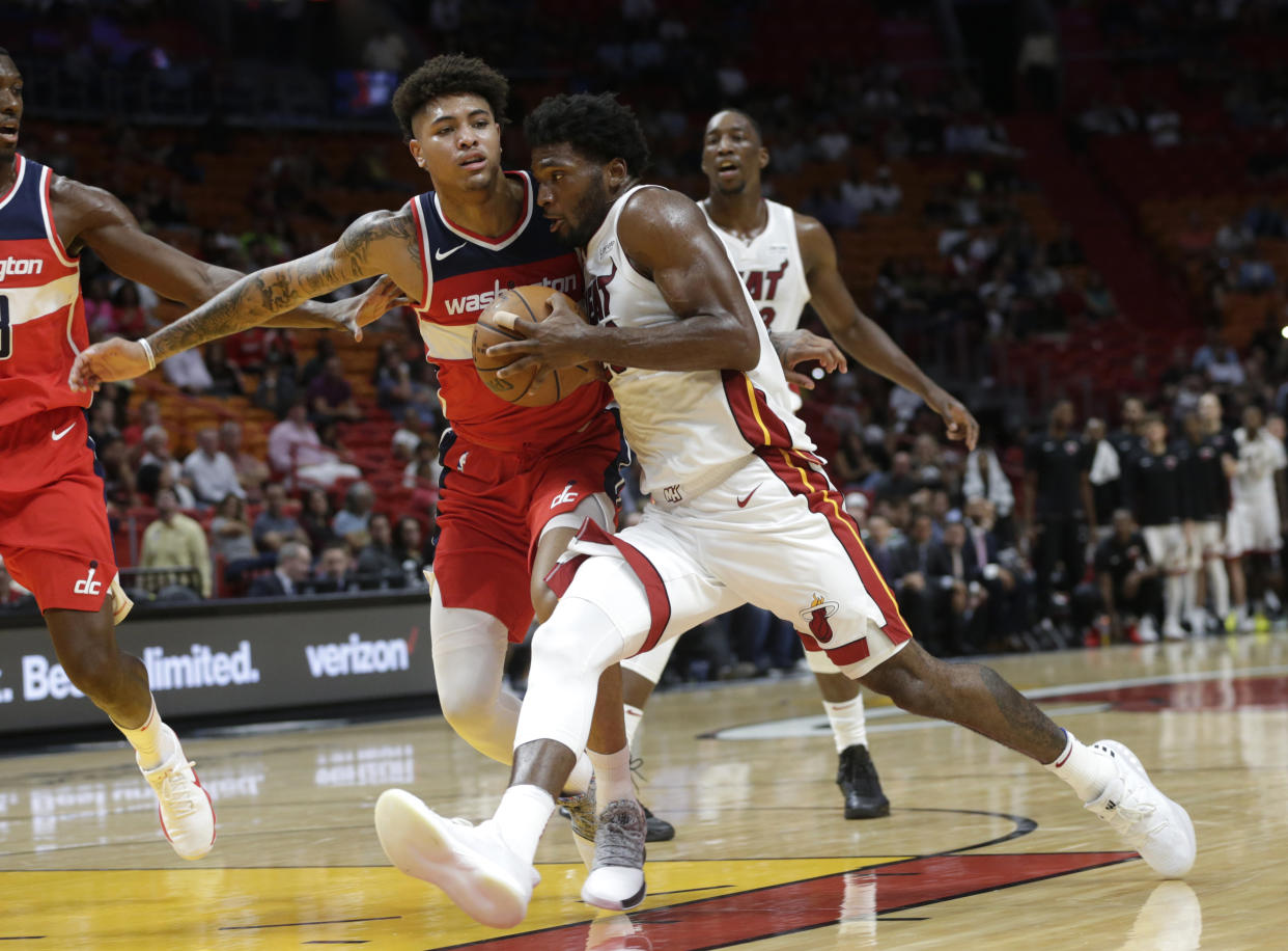 Justise Winslow is in his third season with the Heat. (AP)