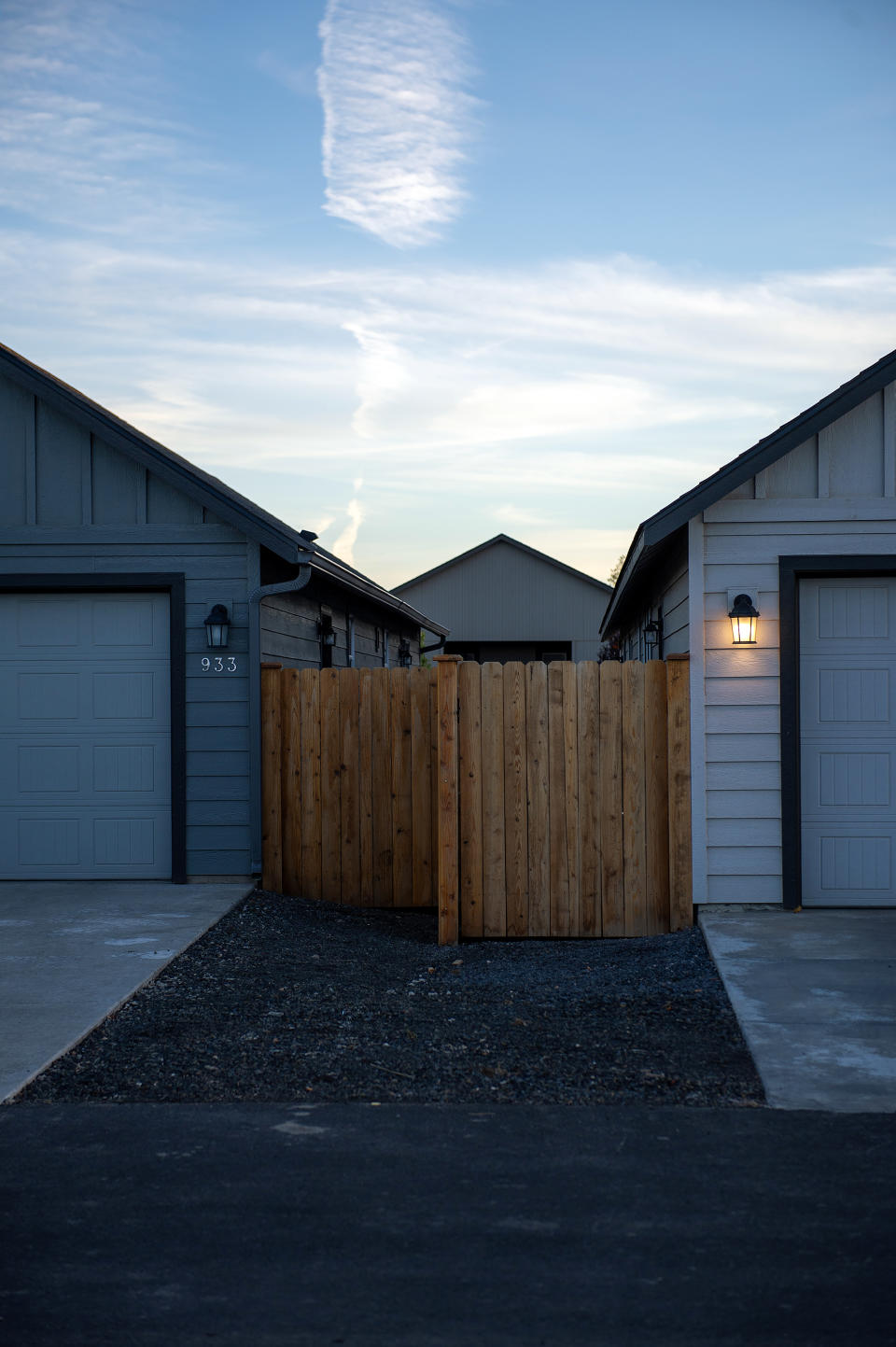 En Cinder Butte Village, las casas nuevas estarán mucho más juntas que las construidas hace unos años. (Amanda Lucier/The New York Times)