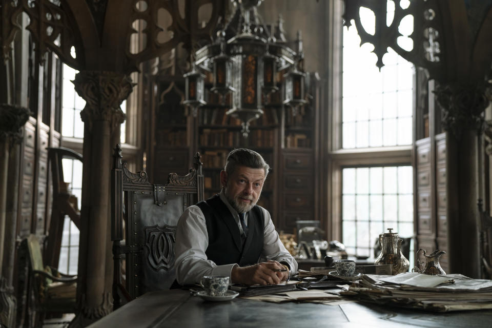 Andy Serkis as Alfred in “The Batman” - Credit: Warner Bros.