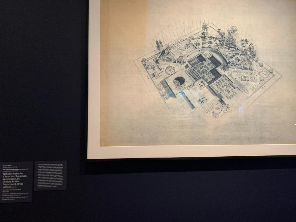 There was a grand plan in 1966 to have a theatrical <u>national fisheries center and aquarium</u> in DC along the Potomac. Blueprints were drawn up, models were made. It would’ve had marine exhibits, laboratories, and even a greenhouse to mimic the ecologies of the Everglades and coastal tide pools. The project was approved for construction, but was <u>ultimately abandoned</u> when President Nixon put a freeze on federal spending. <em><strong>Credit: Charlotte Hu</strong></em>