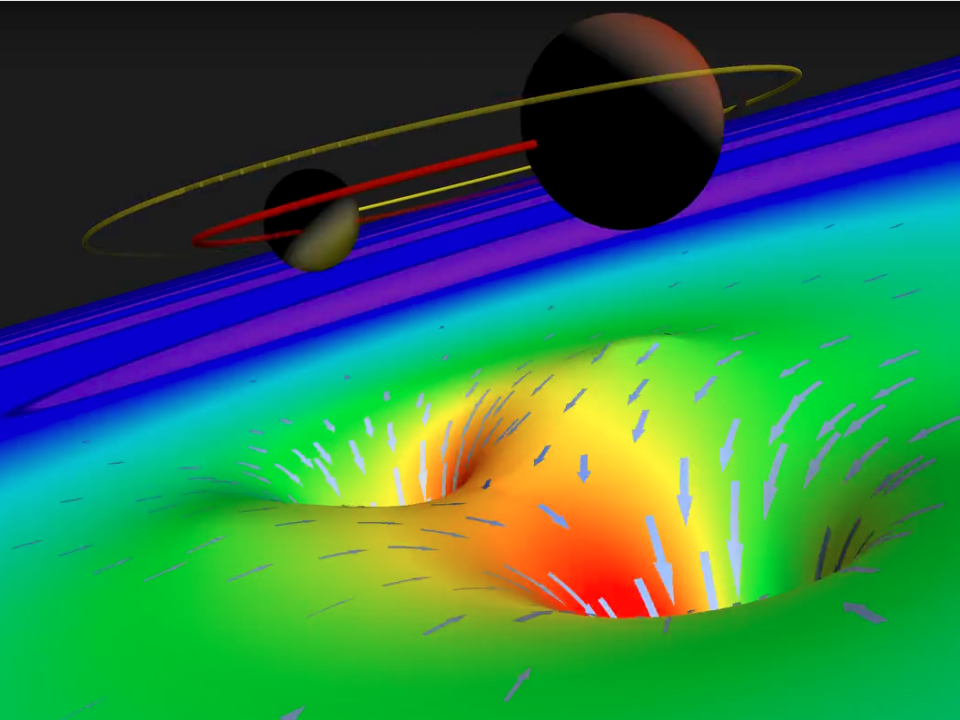 black hole merger simulation ligo sxs