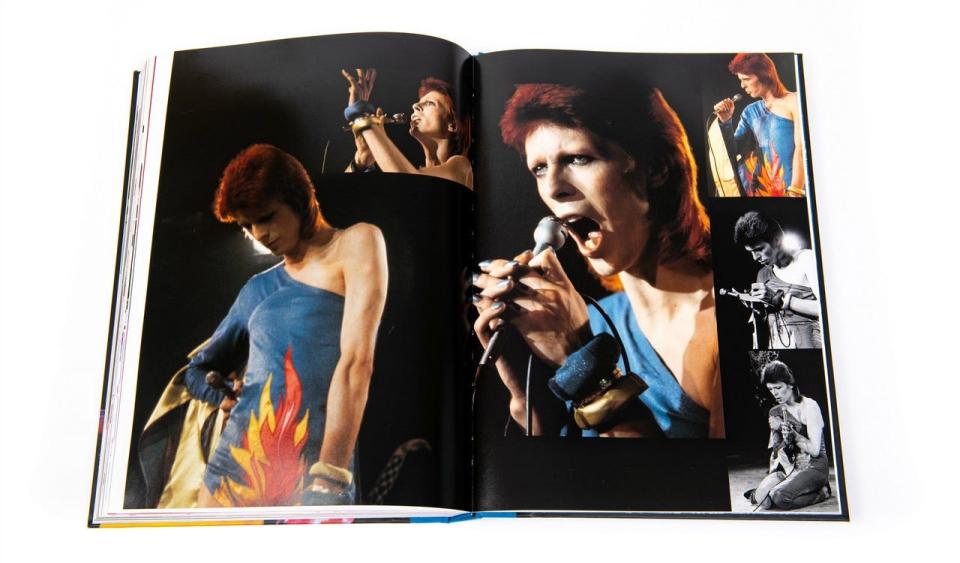 15,000 of David Bowie's words and 600 of Mick Rock's photos appear in the 20th anniversary edition of "Moonage Daydream: The Life & Times of Ziggy Stardust."