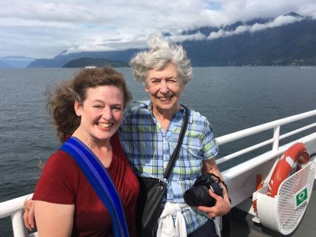 Melinda Dewsbury and her mother, Diana Coldwell, use poetry to stay connected and express their feelings as the COVID-19 pandemic keeps them on opposite sides of the country. (Submitted by Melinda Dewsbury - image credit)