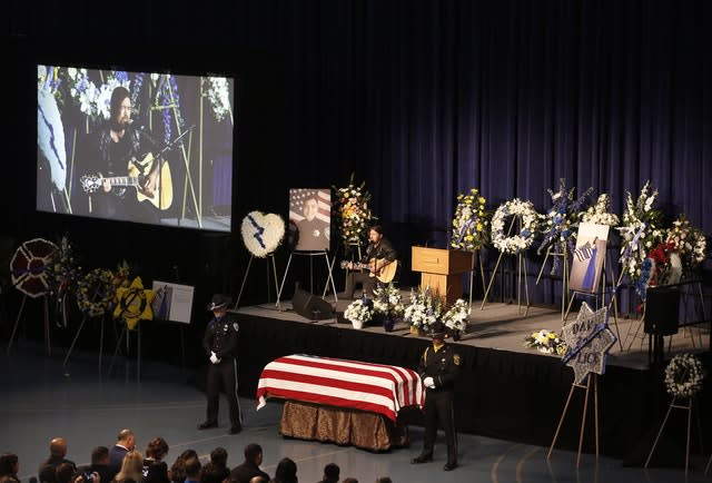 Officer Killed California Funeral
