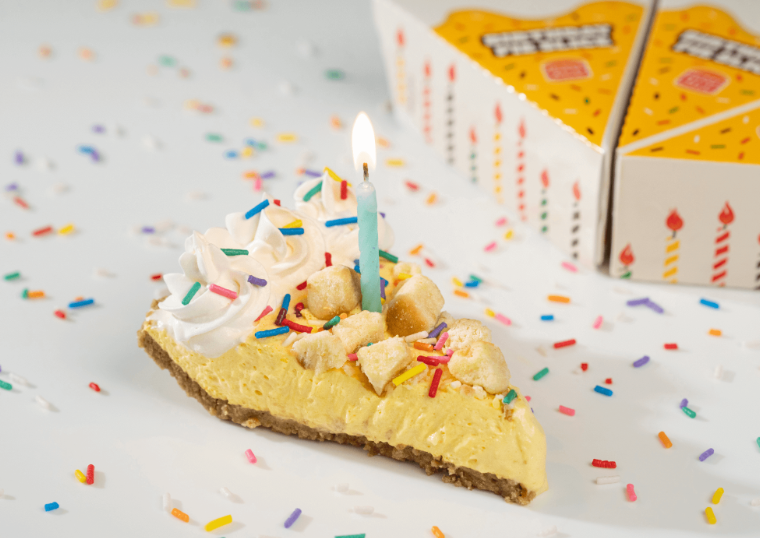 Burger King birthday pie