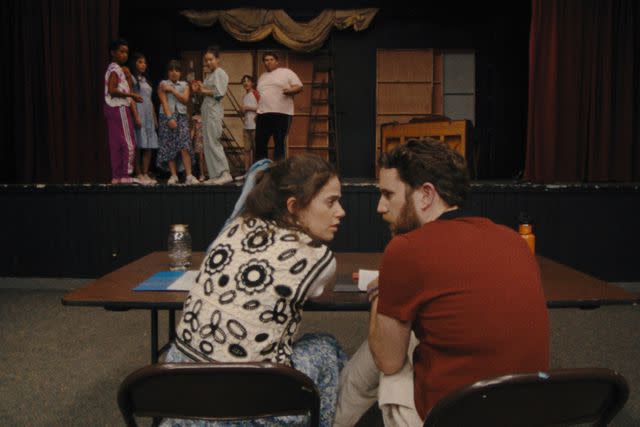 <p>Searchlight Pictures/Courtesy Everett</p> Molly Gordon and Ben Platt in <i>Theater Camp</i>, 2023