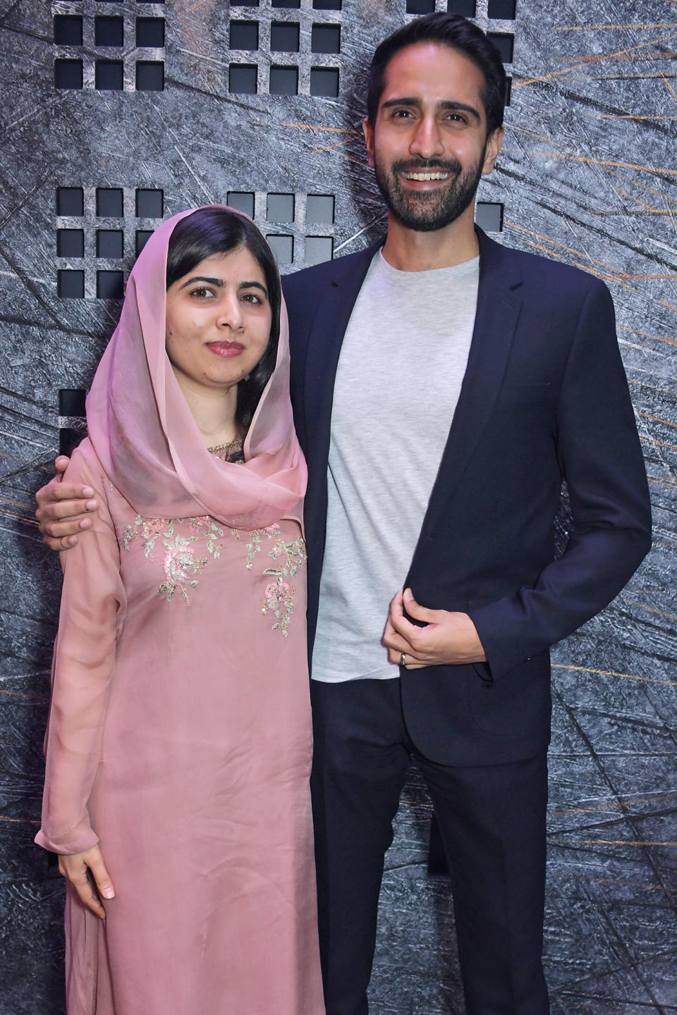 <p>Malala Yousafzai and new husband Asser Malik attend a special gala performance of Andrew Lloyd Webber's <em>Cinderella</em> in support of The Malala Fund at Gillian Lynne Theatre in London on Nov. 22.</p>
