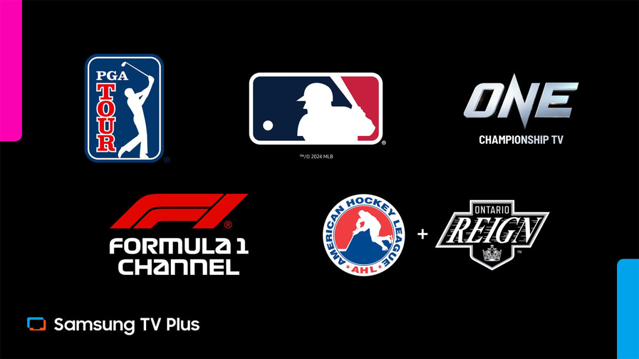  Samsung TV Plus sports partnerships. 