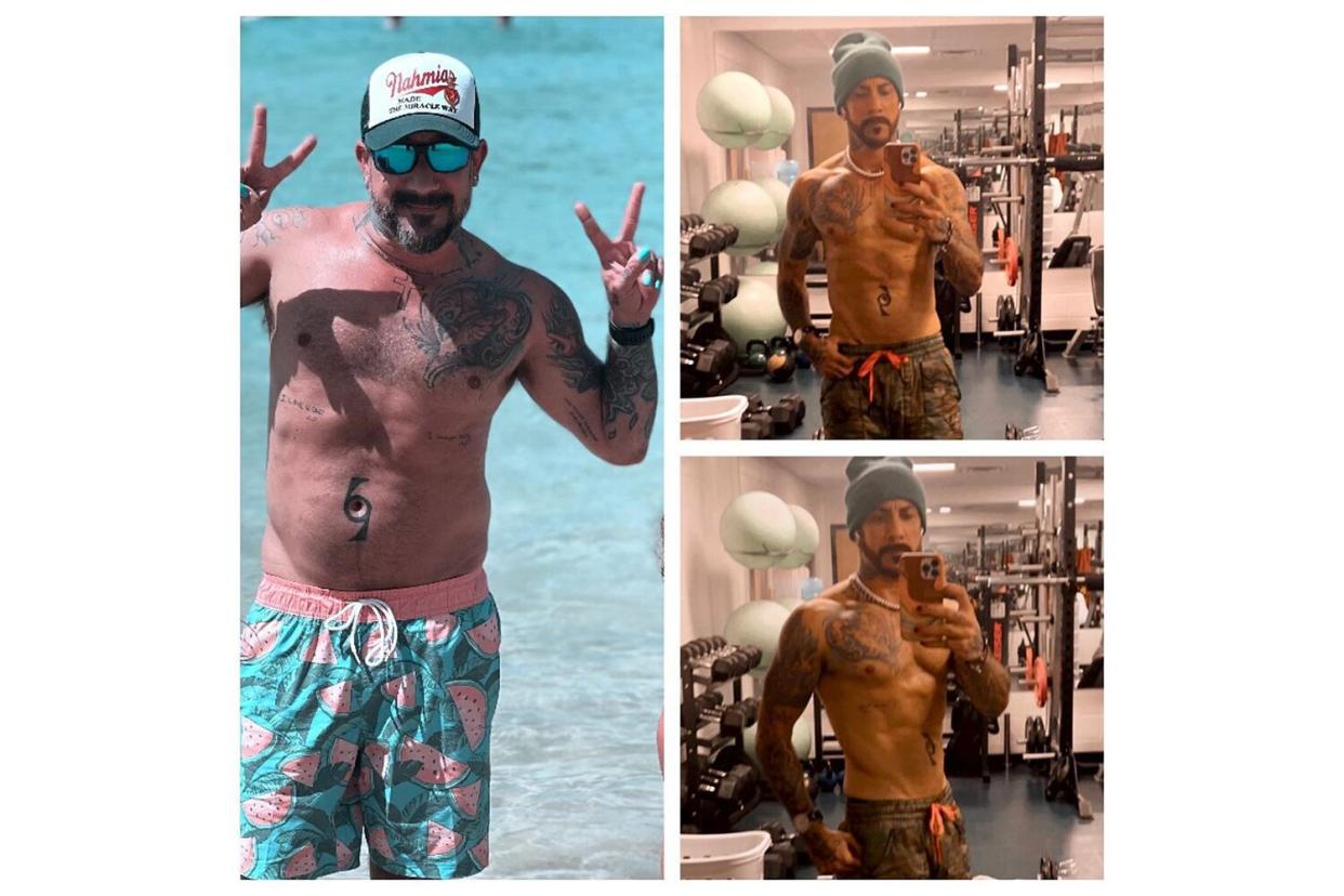 https://www.instagram.com/p/Ch-WADQpAt0/?hl=en aj_mclean's profile picture aj_mclean Verified Thought I’d do a little throwback Thursday vibes. Found the pic on the left from a year ago on vacation and wow it’s amazing what a little dedication and setting goals can do for a person. The journey is far from over though. This is just the beginning! #healthylifestyle #sober #nomoredadbod! Let’s go! If I can do it so can you!! 4h