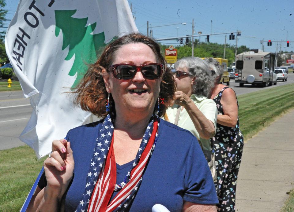 Dorene Miller organized the anti-abortion rally.