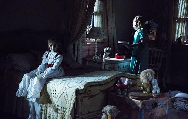 The new film Annabelle: Creation will make your skin crawl, be prepared to be scared! Source: Warner Bros