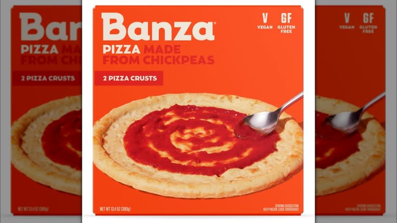Banza frozen pizza