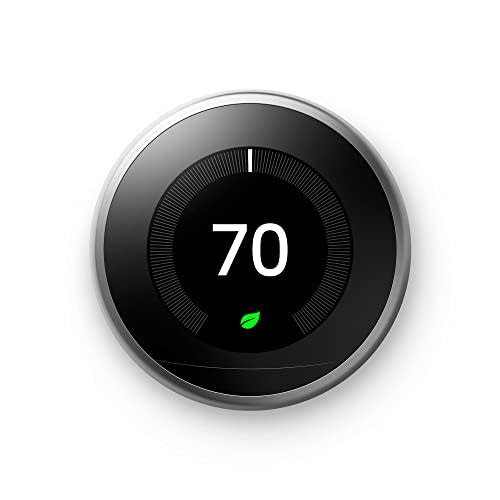 Google Nest Learning Thermostat - Programmable Smart Thermostat for Home - 3rd Generation Nest…