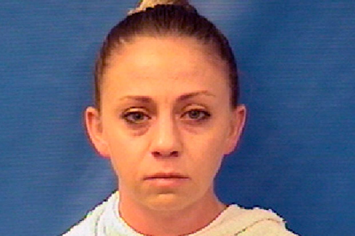 File photo provided by the Kaufman County Sheriff's Office shows Amber Renee Guyger, a former Dallas police officer accused of fatally shooting her neighbour, Botham Shem Jean, inside his own apartment: Kaufman County Sheriff's Office via AP, File